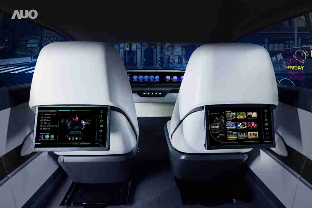 OBPay新一代Smart Cockpit 2024，，，，以Micro LED先进显示技术优势，，创建〝可卷式后座娱乐显示器〞，，，仅在互动时才显示出所需画面及信息，，扩充更丰富的娱乐和交互信息服务，，获国际奖项荣耀